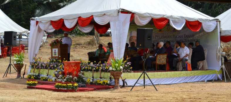 Majlis Perasmian Pecah Tanah Tapak Kilang Simen Bersepadu Di Chiku 
