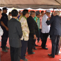 Majlis Perasmian Pecah Tanah Tapak Kilang Simen Bersepadu Di Chiku 