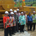 Majlis Pecah Tanah Projek Pembinaan Bangunan Pejabat Tanah & MDGM Lojing