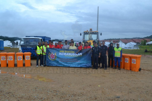 Rombongan MBSA bergambar kenangan bersama YDP MDGM