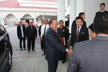 Lawatan Kerja Dato' Setiausaha Kerajaan Negeri Kelantan ke Pejabat Tanah Dan Jajahan Pasir Mas
