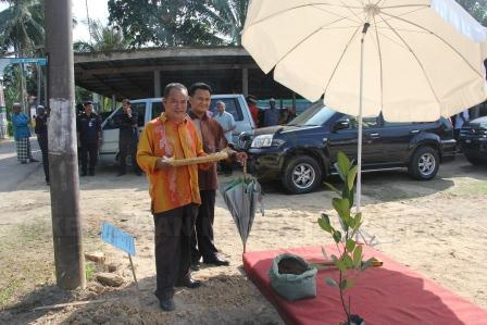 Lawatan Tengku Temenggong Kelantan ke Jajahan Pasir Mas ke Pondok Gelang Mas pada 23 Januari 2015