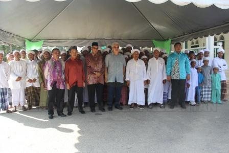 Lawatan Tengku Temenggong Kelantan ke Jajahan Pasir Mas ke Pondok Gelang Mas pada 23 Januari 2015