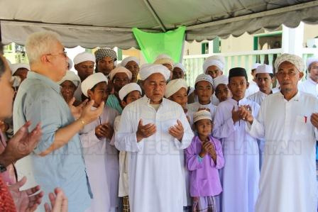 Lawatan Tengku Temenggong Kelantan ke Jajahan Pasir Mas ke Pondok Gelang Mas pada 23 Januari 2015