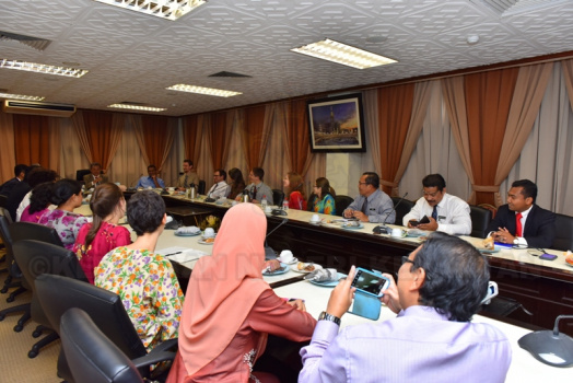 Mesyuarat para peserta rombongan yang dipengerusikan oleh YABhg Dato' Timbalan Yang Dipertua, MAIK