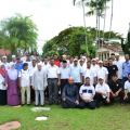 Antara yang terlibat menyumbang tenaga ialah kakitangan MAIK, kakitangan Pejabat Tanah dan Jajahan Machang, peserta konvoi Negeri Terengganu (MAIDAM), peserta konvoi Negeri Pahang (MUIP)