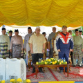 Kebawah Duli Yang Maha Mulia Sultan Kelantan, Sultan Muhammad V dan Yang Teramat Mulia Tengku Mahkota Kelantan, Tengku Muhammad Fa-Iz Petra berkenan berangkat ke majlis korban anjuran Majlis Agama Islam d