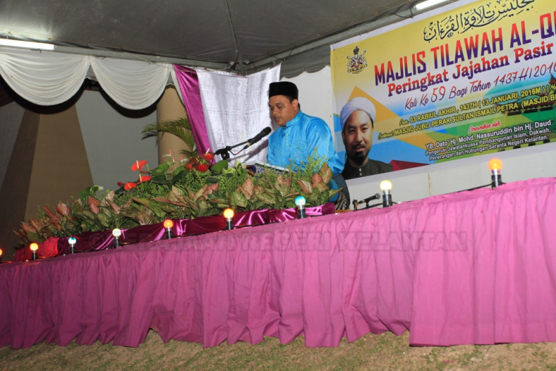Majlis Tilawah Al-Quran Peringkat Jajahan Pasir Mas Kali ke-59 Pada 13 Januari 2016
Bertempat di Masjid Jubli Perak Ismail Petra Rantau Panjang IMG_3131.JPG