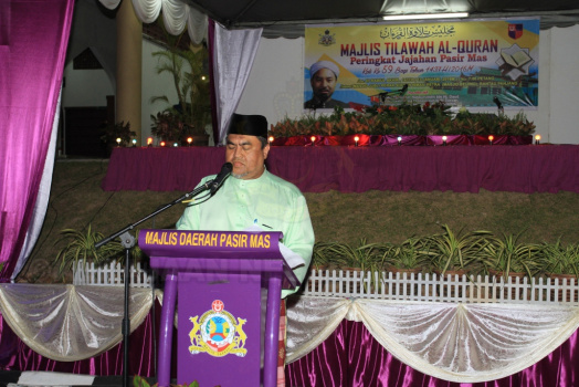 Majlis Tilawah Al-Quran Peringkat Jajahan Pasir Mas Kali ke-59 Pada 13 Januari 2016  Bertempat di Masjid Jubli Perak Ismail Petra Rantau Panjang