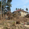 Keadaan Kampung Yang Dilanda Banjir