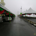 Akftiviti persiapan di perkarangan Masjid Long Tan Lojing sempena Pesta Flora 2015 16-11-2015