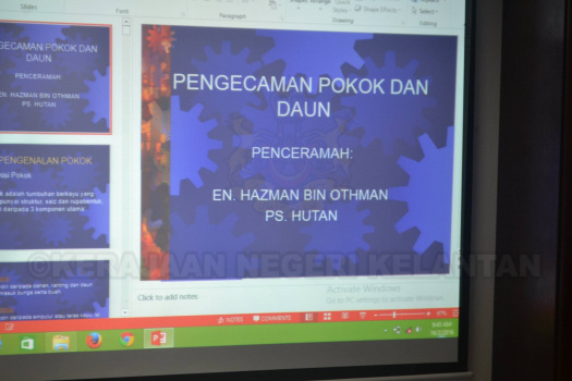 Kursus Pengecaman Pokok & Daun 2016