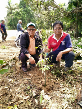 Penanaman Pokok Sempena Gotong - Royong Kelab Rukun Tetangga (2)