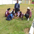 Penanaman Anak Pokok Oleh Pelajar Sekolah Di SK Gua Musang