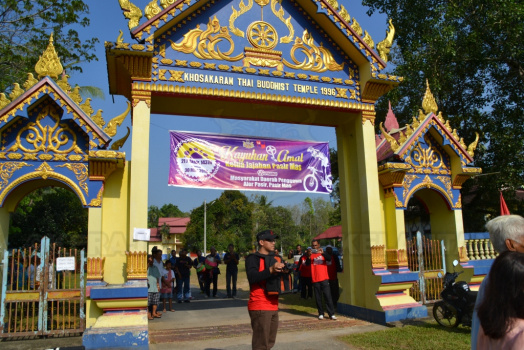 Kayuhan Amal Ketua Jajahan Pasir Mas Bersama Masyarakat Daerah Penggawa Daerah Alor Pasir Pada 30 Mac 2016 (Rabu)