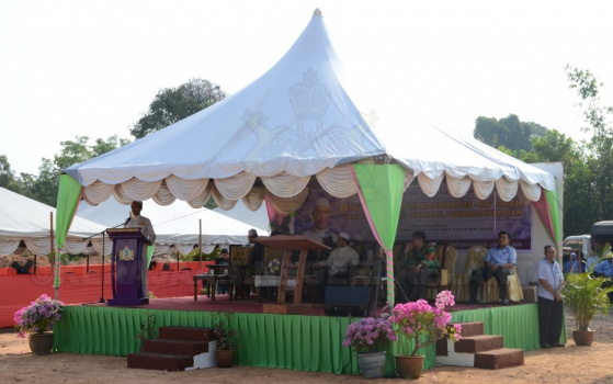 Majlis Perasmian Perkuburan Islam Raudhatus-Sa'adah, Gual Tinggi, Daerah Rantau Panjang Jajahan Pasir Mas