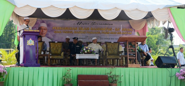 Majlis Perasmian Perkuburan Islam Raudhatus-Sa'adah, Gual Tinggi, Daerah Rantau Panjang Jajahan Pasir Mas