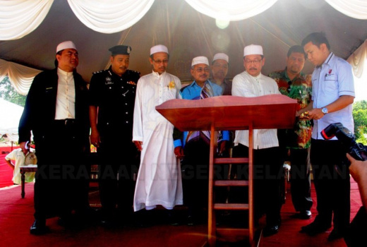 Majlis Perasmian Perkuburan Islam Raudhatus-Sa'adah, Gual Tinggi, Daerah Rantau Panjang Jajahan Pasir Mas
