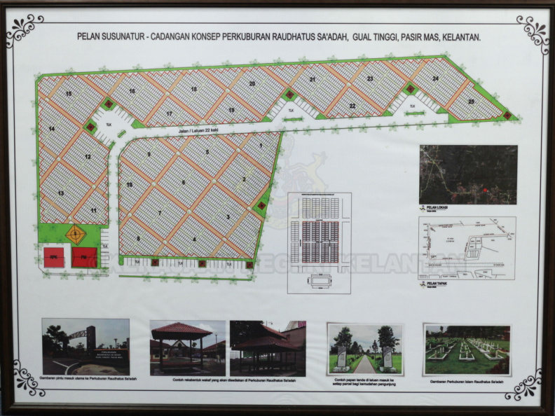Majlis Perasmian Perkuburan Islam Raudhatus-Sa'adah, Gual Tinggi, Daerah Rantau Panjang Jajahan Pasir Mas
pada 16 Rejab 1437H bersamaan 24 April 2016 (Ahad)
jam 9:30 pagi
bertempat di tapak cadangan Perkuburan Islam Raudhatus-Sa'adah, Gual Tinggi. Telah di sempurnakan oleh Yang Berhormat Mejar (Bersara) Dato'Haji Md. Anizam bin Ab Rahman (EXCO Jawatankuasa Kebudayaan, Pelancongan dan Warisan) 33(1).JPG
