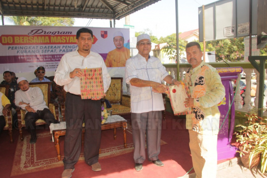 PROGRAM DO BERSAMA MASYARAKAT DAERAH KUBANG SEPAT PADA 4 MEI 2016 DI MASJID MUKIM SAKAR,