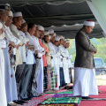 MAJLIS SOLAT HAJAT MULA KERJA PEMBINAAN MASJID BAHARU MUKIM BUNUT SUSU PADA 4 MEI 2016 DI TAPAK MASJID