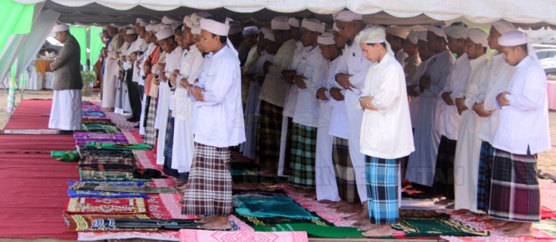 MAJLIS SOLAT HAJAT MULA KERJA PEMBINAAN MASJID BAHARU MUKIM BUNUT SUSU PADA 4 MEI 2016 DI TAPAK MASJID