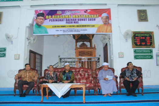 PROGRAM DO BERSAMA MASYARAKAT DAERAH BUNUT SUSU PADA 23 JUN  2016