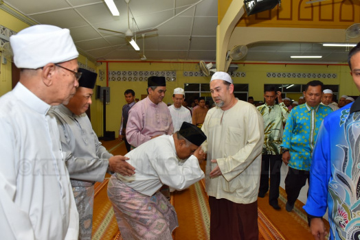 Keberangkatan tiba Kebawah Duli Yang Maha Mulia Sultan Muhammad V