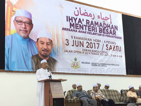 Majlis Ihya' Ramadhan Menteri Besar Bersama Anak Kelantan di Perantauan