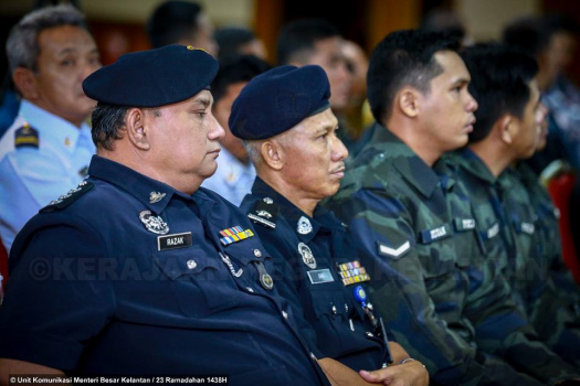 Majlis Penyampaian Sumbangan Aidilfitri kepada Anggota Keselamatan