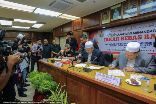 Majlis Lafaz dan Menandatangani Ikrar Bebas Rasuah