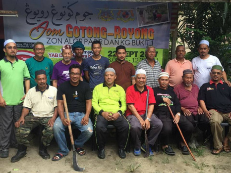 Jom Gotong-royong Zon Alor Pasir dan Kg Bukit 1