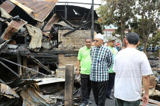 Ziarah Mangsa Kebakaran di Wakaf Mek Zainab, Kota Bharu