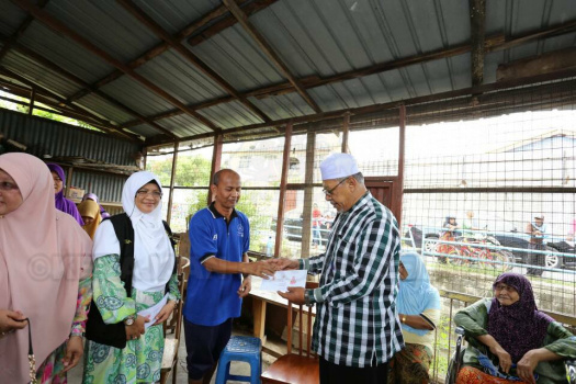 Ziarah Mangsa Kebakaran di Wakaf Mek Zainab, Kota Bharu