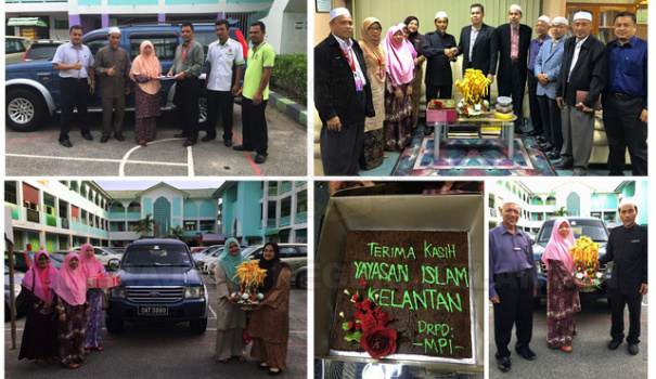 YIK Sumbang Kenderaan pada Maahad Pengajian Islam Kota Bharu