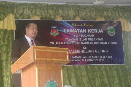 Lawatan kerja YM Pengarah ke Sekolah Menengah Ugama Mehliah Genting