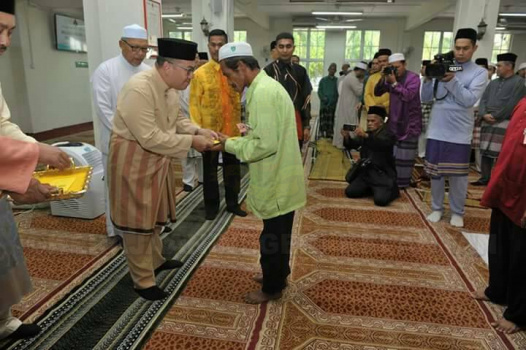 Solat Jumaat di Masjid Mahmoodi, Bachok