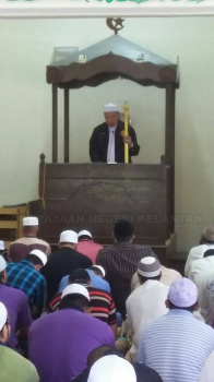  Khutbah Jumaat Menteri Besar di Masjid Long Tan, Lojing