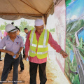 lawatan ke Jajaran 10km Lebuhraya Rakyat