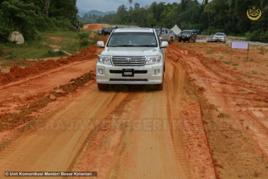 lawatan ke Jajaran 10km Lebuhraya Rakyat
