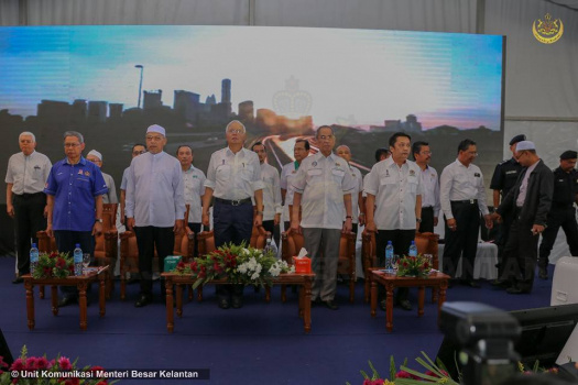 Majlis Pecah Tanah Projek Pembangunan Lembangan Sungai Bersepadu (PLSB) Sungai Kelantan Fasa 1 