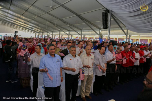 Majlis Pecah Tanah Projek Pembangunan Lembangan Sungai Bersepadu (PLSB) Sungai Kelantan Fasa 1 