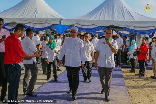Majlis Pecah Tanah Projek Pembangunan Lembangan Sungai Bersepadu (PLSB) Sungai Kelantan Fasa 1 
