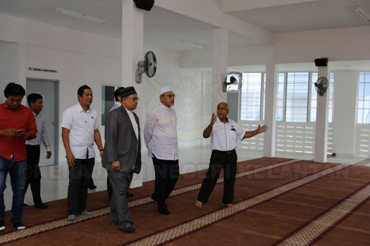 lawatan ke tapak Projek Perumahan Rakyat Jalan Kelochor Kota Bharu