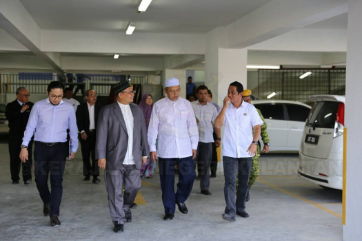 lawatan ke tapak Projek Perumahan Rakyat Jalan Kelochor Kota Bharu