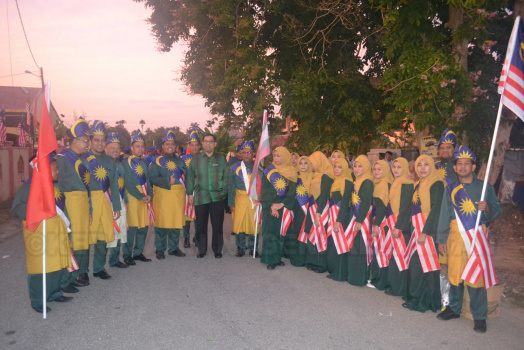 Perbarisan Sempena Sambutan Hari Kebangsaan Ke-62