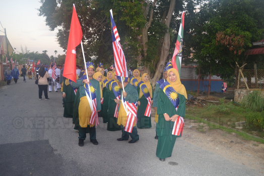 Perbarisan Sempena Sambutan Hari Kebangsaan Ke-62