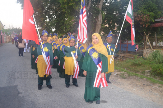 Perbarisan Sempena Sambutan Hari Kebangsaan Ke-62