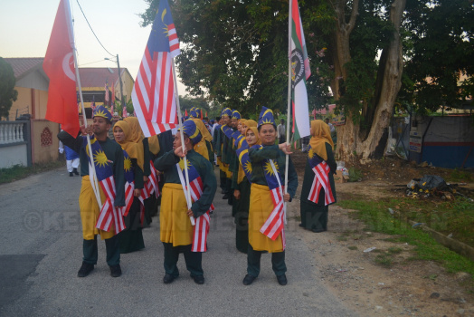 Perbarisan Sempena Sambutan Hari Kebangsaan Ke-62