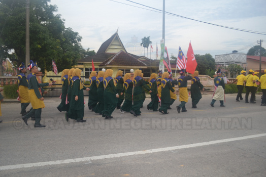 Perbarisan Sempena Sambutan Hari Kebangsaan Ke-62